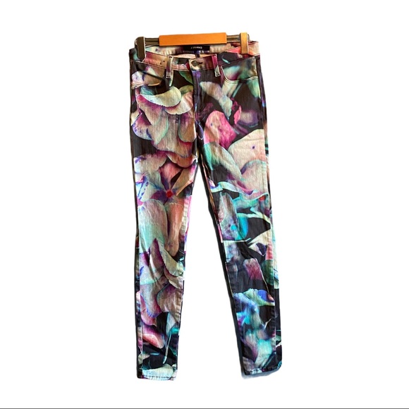 J Brand Women's Super Skinny Hydra Print Size 27 - Picture 2 of 8